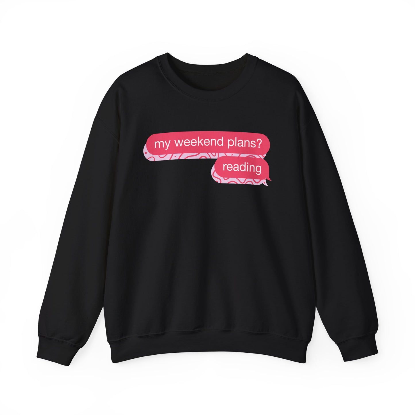 My Weekend Plans, Reading Unisex Heavy Blend™ Crewneck Sweatshirt