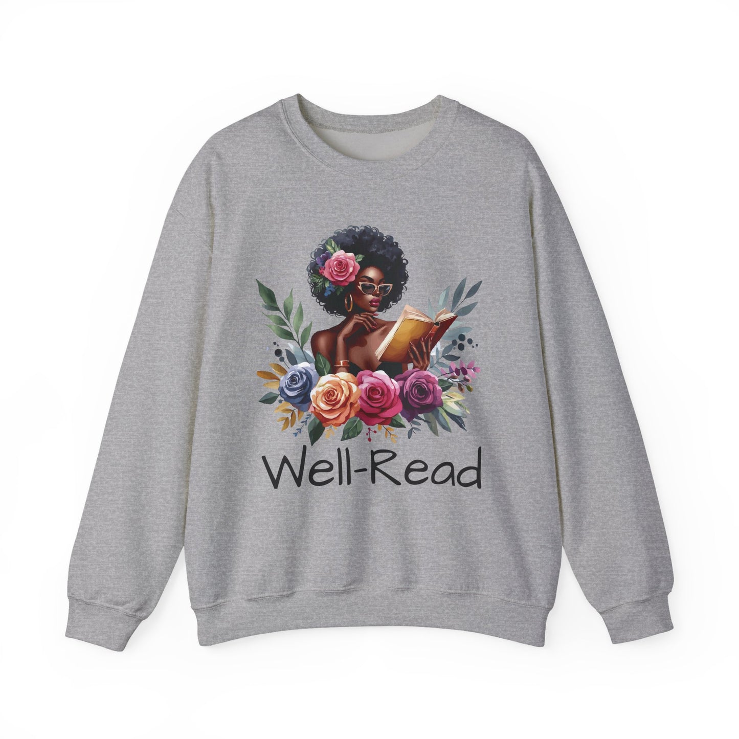 Well-Read Black Girl Unisex Heavy Blend™ Crewneck Sweatshirt