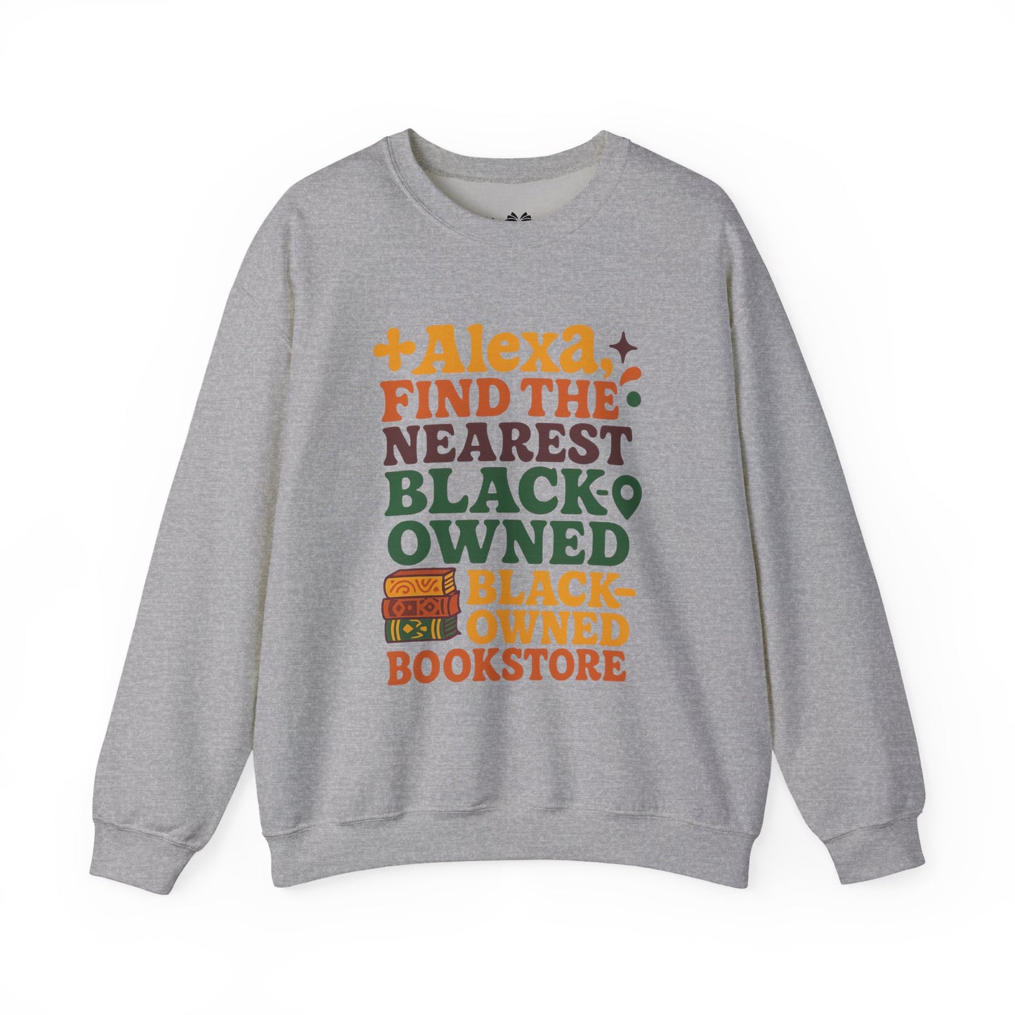 Black-Owned Bookstore Sweatshirt, Unisex Crewneck, Support Local Business, Gift for Book Lovers, Social Justice Sweater
