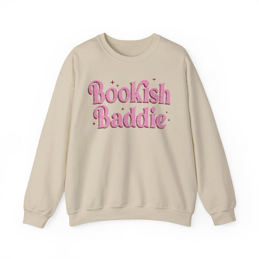 Bookish Baddie Sweatshirt Unisex Heavy Blend™ Crewneck Sweatshirt