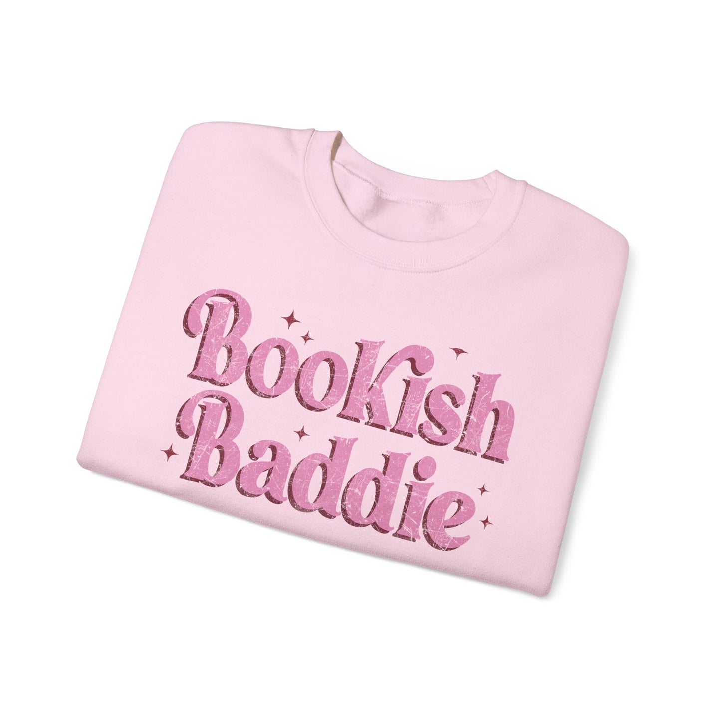 Bookish Baddie Sweatshirt Unisex Heavy Blend™ Crewneck Sweatshirt