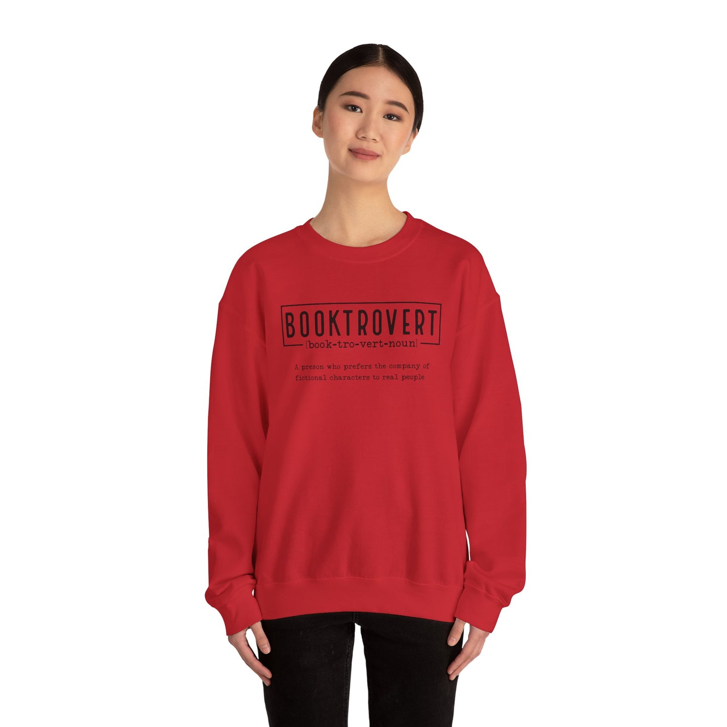 Booktrovert Unisex Heavy Blend™ Crewneck Sweatshirt