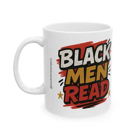 Empowering Ceramic Mug for Readers, Celebrate Black Culture, Gift for Book Lovers, Home Office Decor, Educational Support
