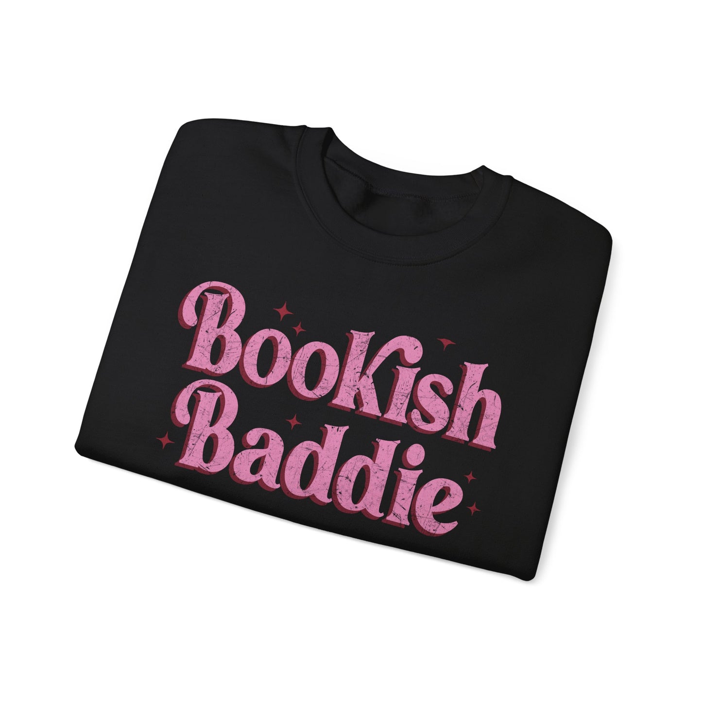 Bookish Baddie Sweatshirt Unisex Heavy Blend™ Crewneck Sweatshirt