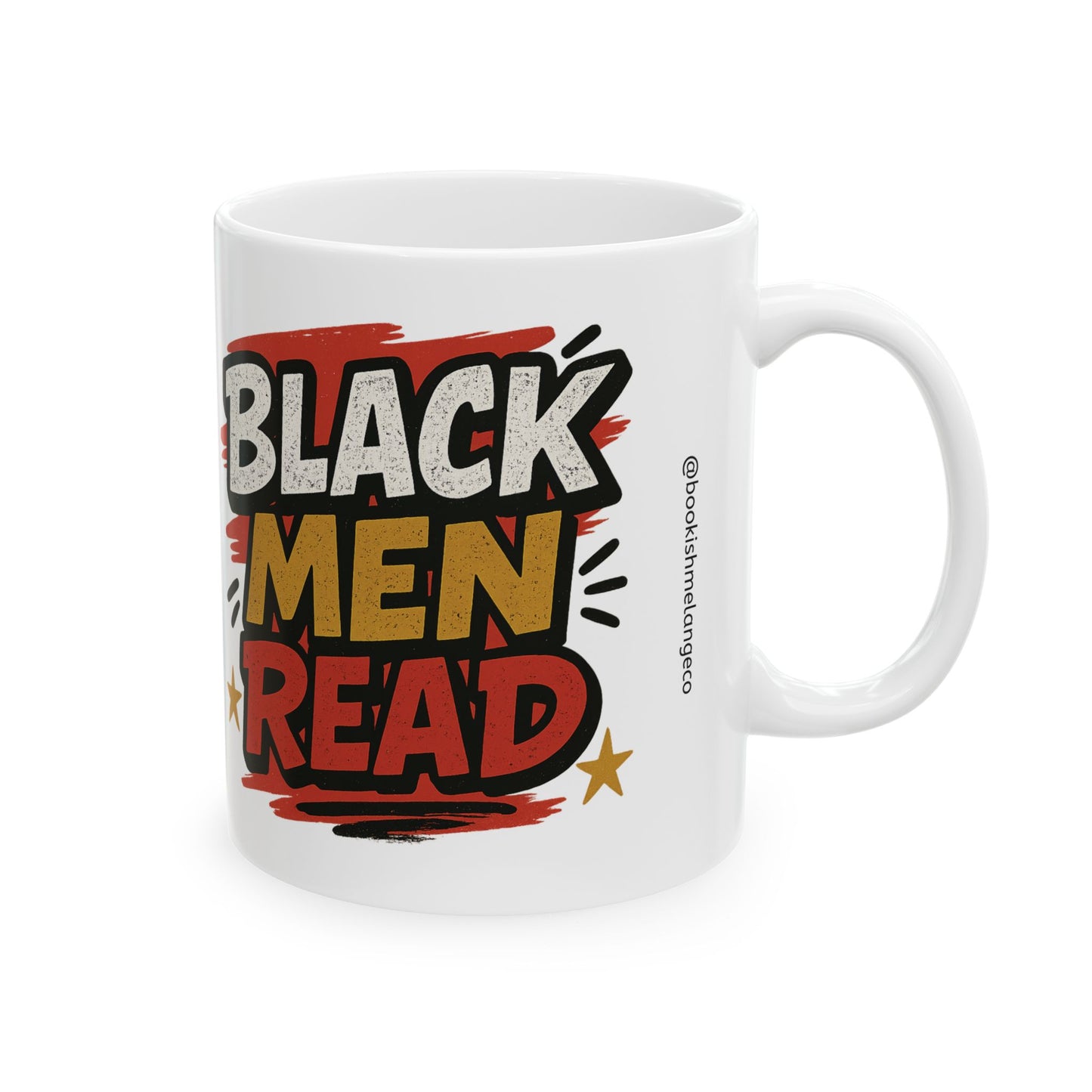 Empowering Ceramic Mug for Readers, Celebrate Black Culture, Gift for Book Lovers, Home Office Decor, Educational Support