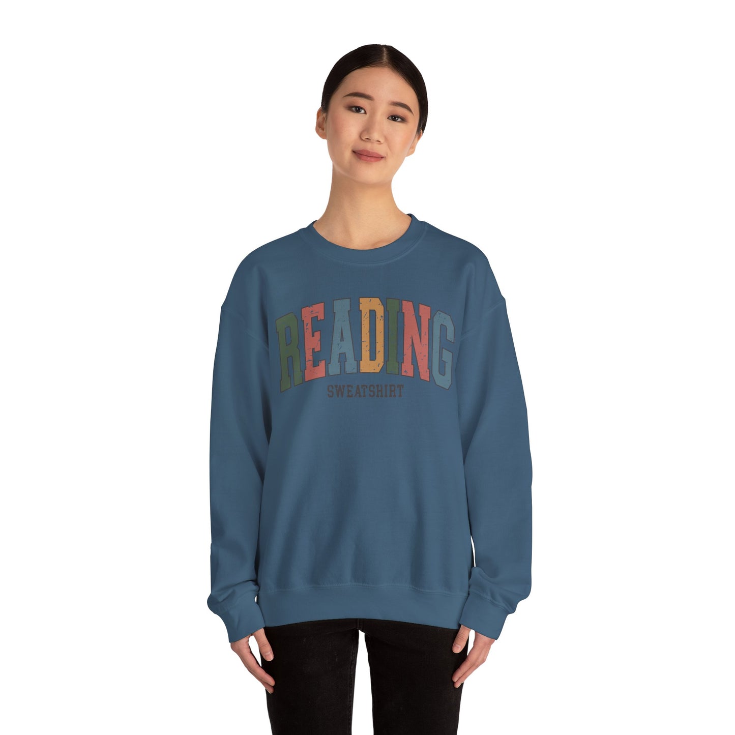 Reading Sweatshirt Unisex Heavy Blend™ Crewneck Sweatshirt