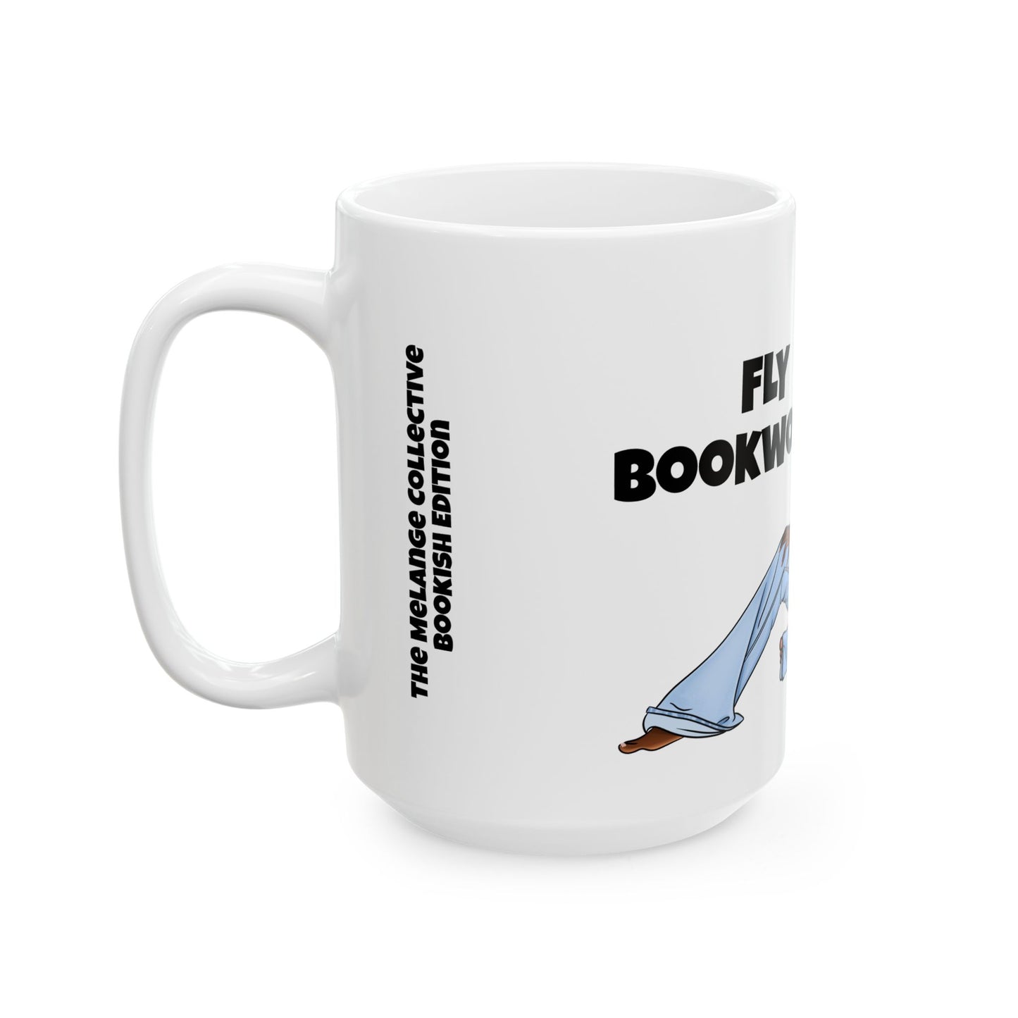 Fly Bookworm Ceramic Mug