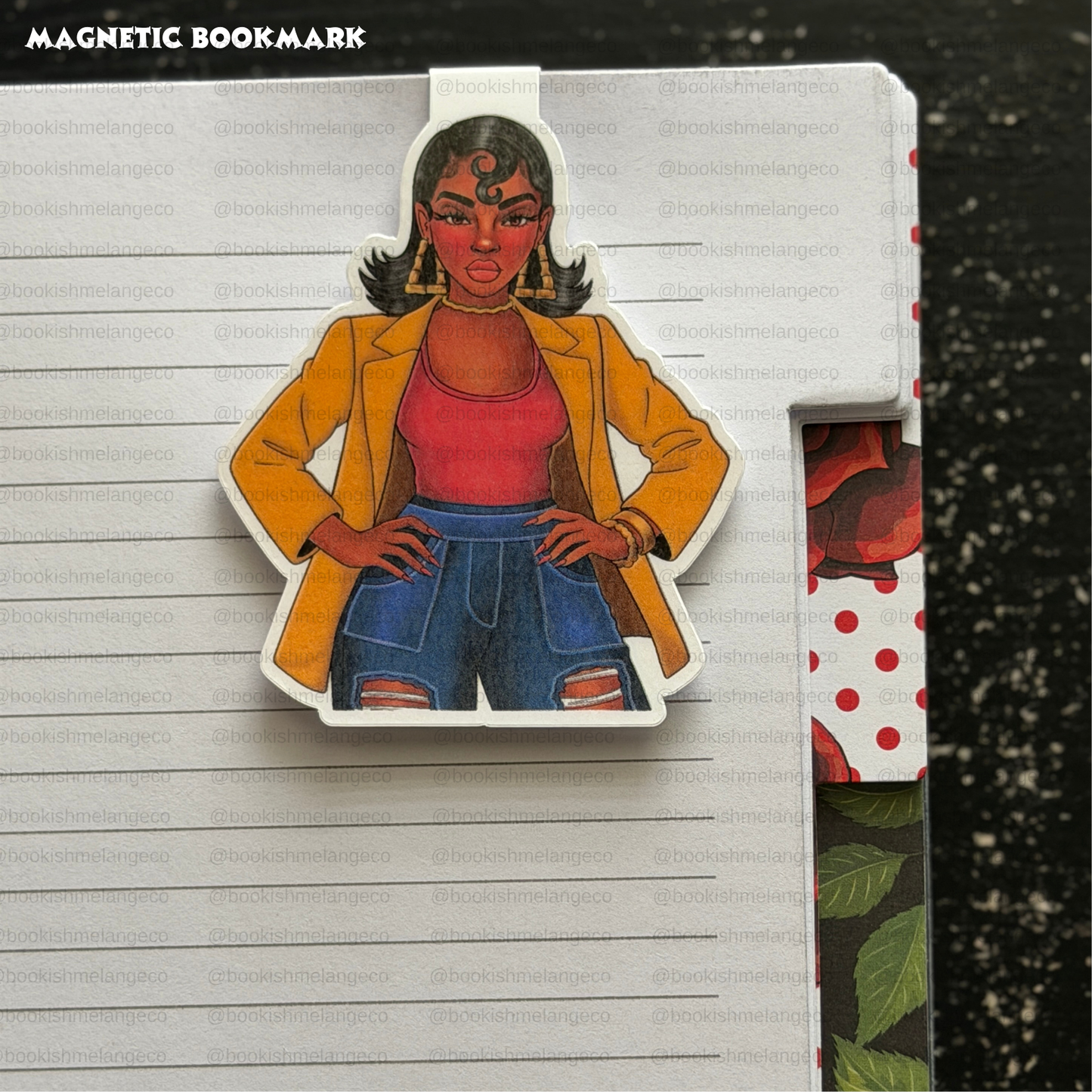 90's Fine Magnetic Bookmark