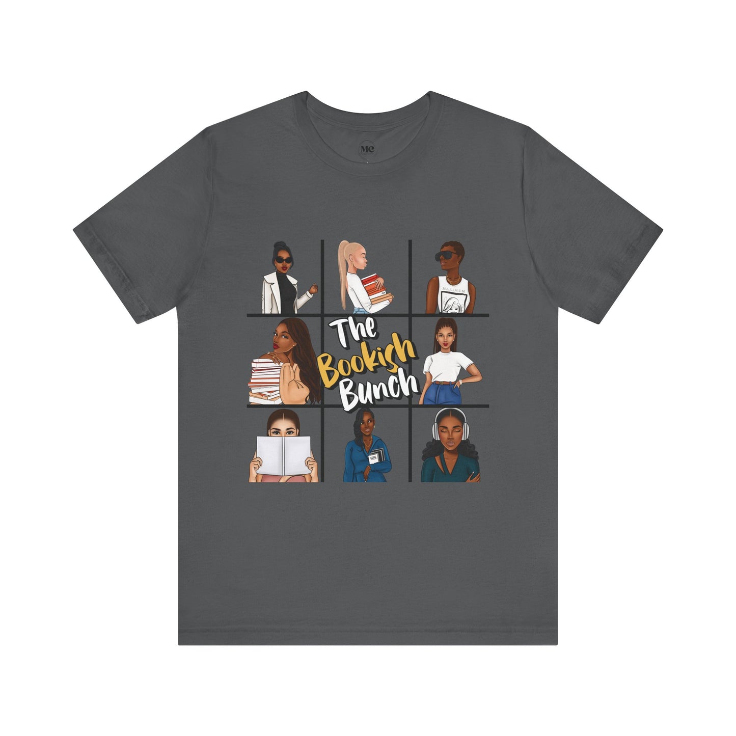 Diverse Art-Inspired Unisex Tee - The Bookish Bunch, Graphic Tee, Gift for Art Lovers, Casual Wear, Creative Soul Clothing