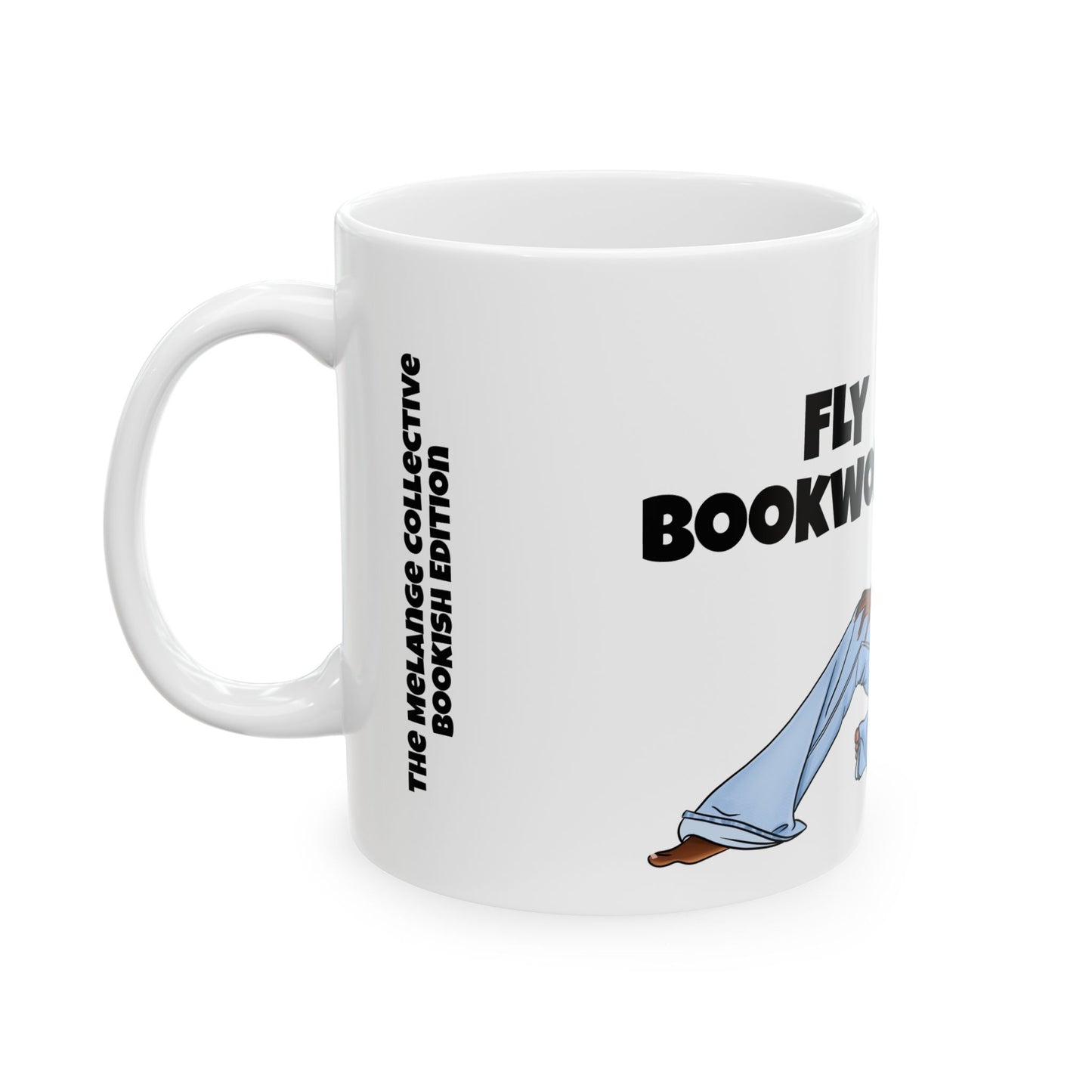 Fly Bookworm Ceramic Mug