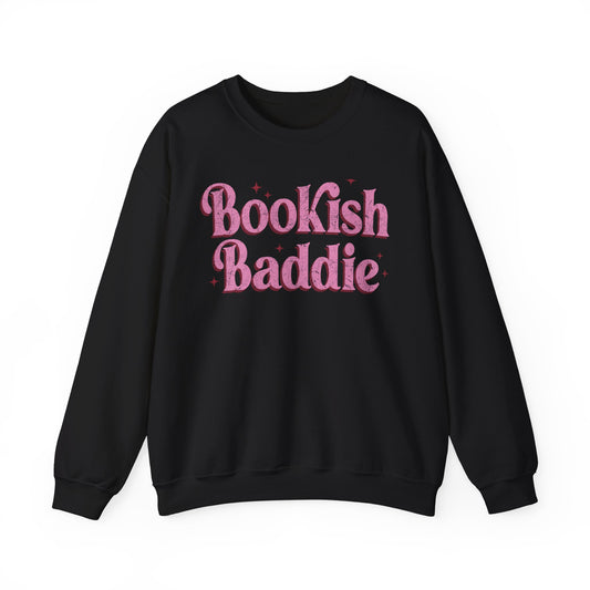 Bookish Baddie Sweatshirt Unisex Heavy Blend™ Crewneck Sweatshirt