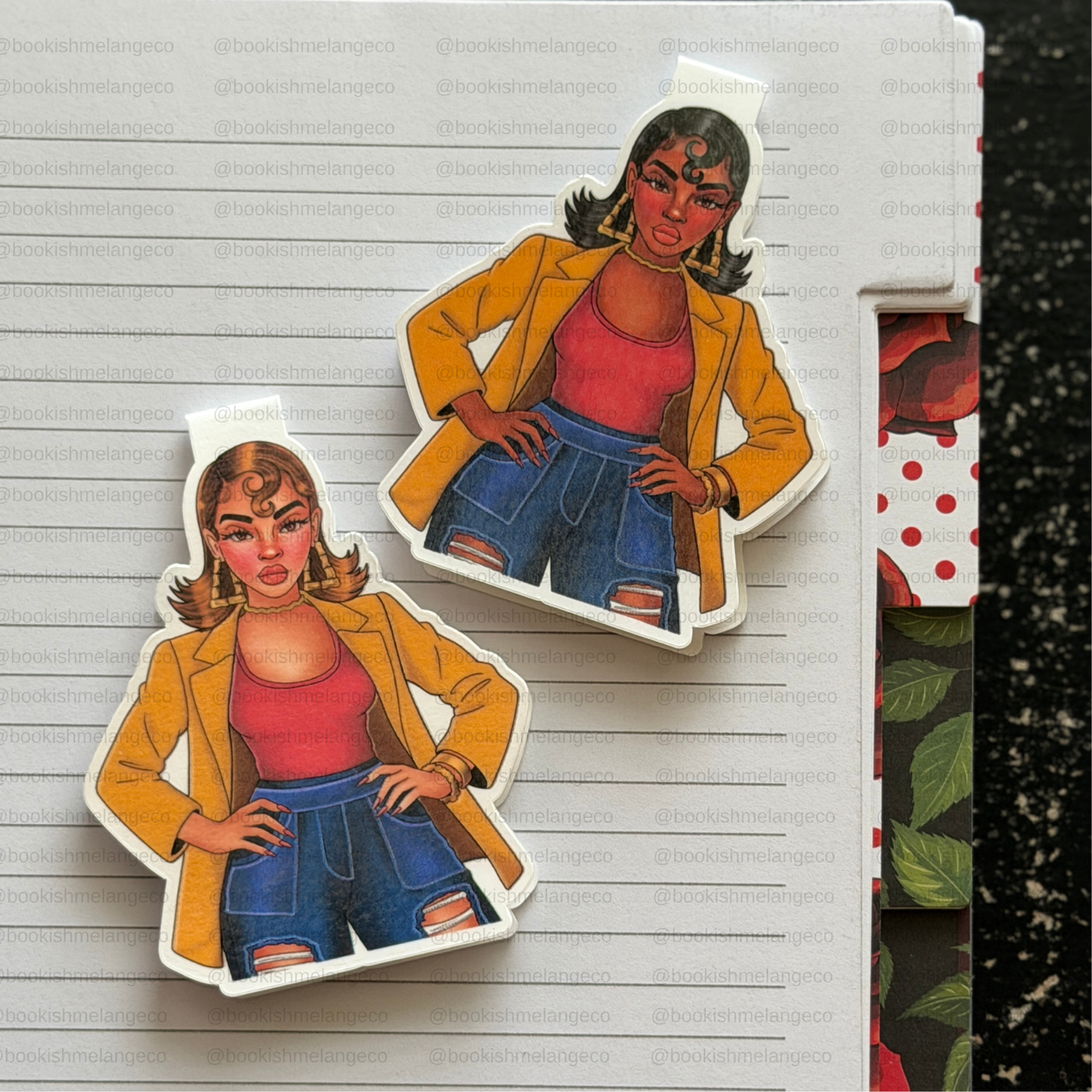 90's Fine Magnetic Bookmark