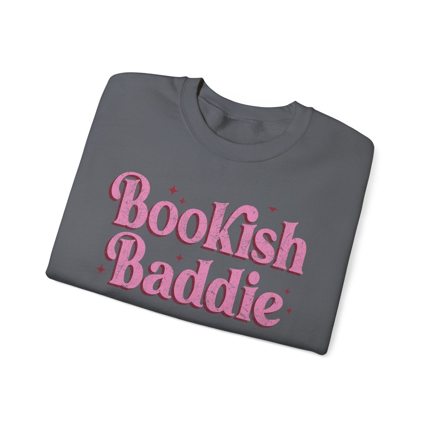 Bookish Baddie Sweatshirt Unisex Heavy Blend™ Crewneck Sweatshirt