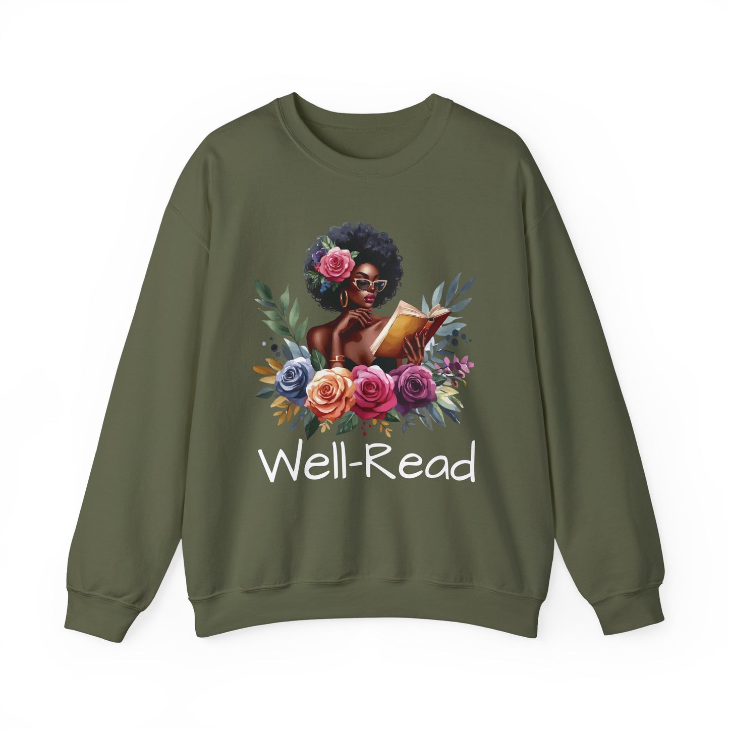 Well-Read Black Girl Unisex Heavy Blend™ Crewneck Sweatshirt