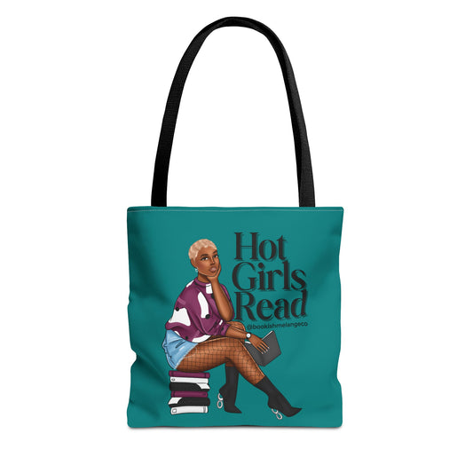 Stylish Book Lover Tote Bag, Reading Bag, Hot Girls Read Tote, Gift for Bookworms, Literary Tote, Trendy Shopping Bag