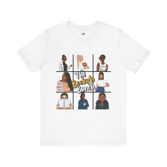 Diverse Art-Inspired Unisex Tee - The Bookish Bunch, Graphic Tee, Gift for Art Lovers, Casual Wear, Creative Soul Clothing