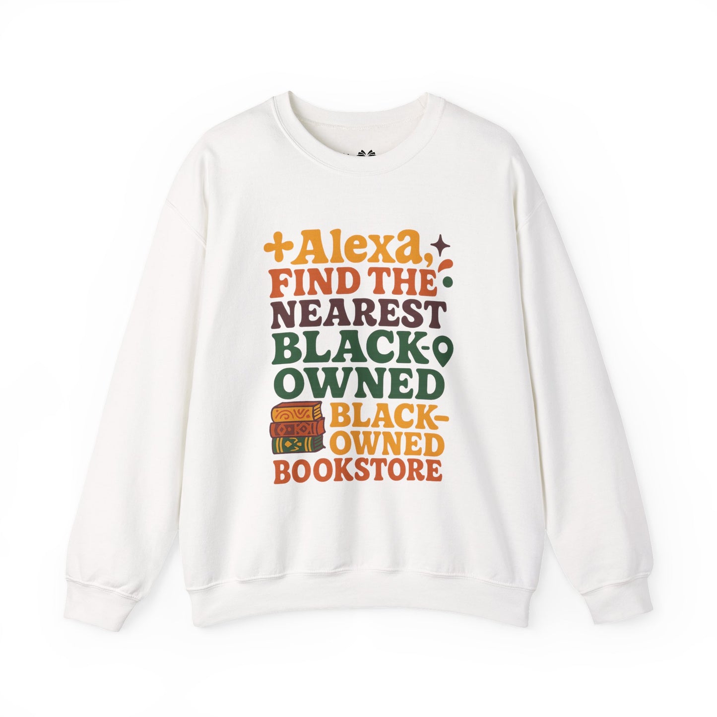 Black-Owned Bookstore Sweatshirt, Unisex Crewneck, Support Local Business, Gift for Book Lovers, Social Justice Sweater