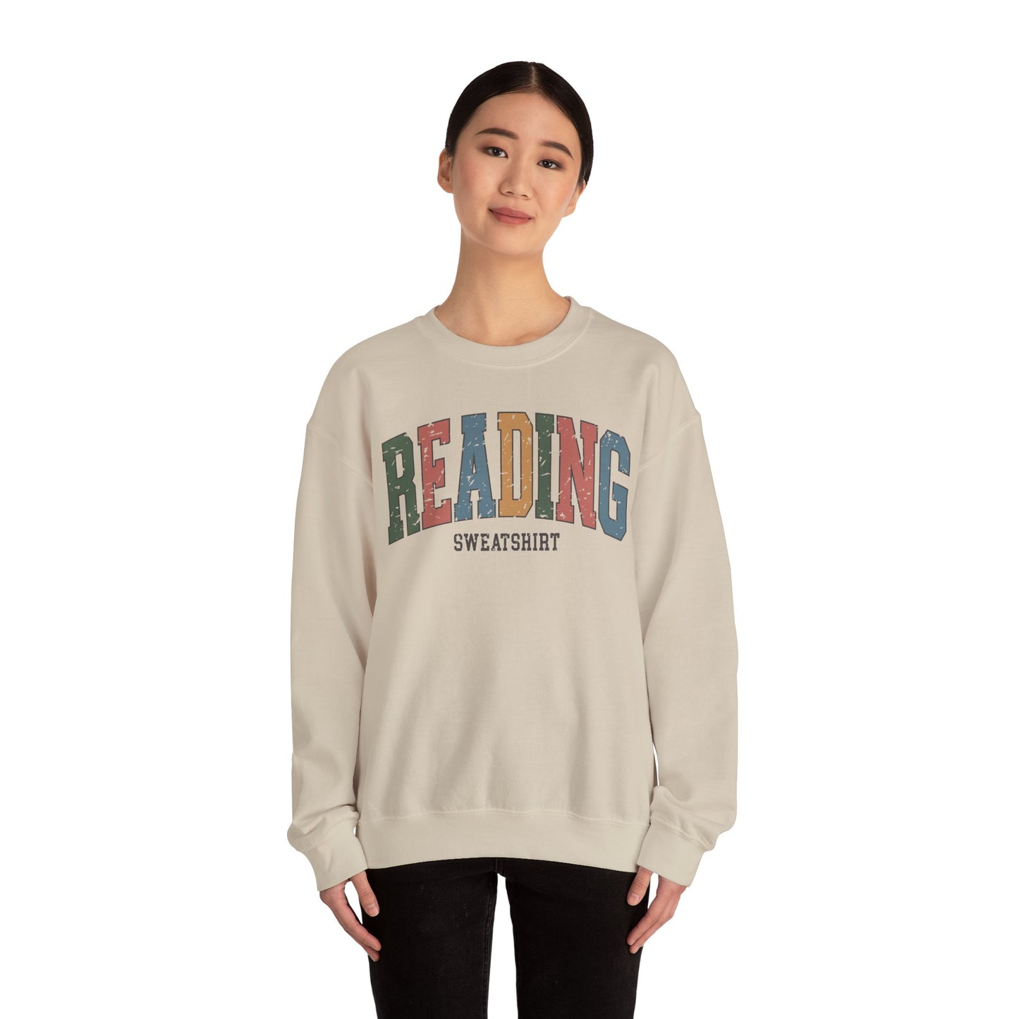 Reading Sweatshirt Unisex Heavy Blend™ Crewneck Sweatshirt