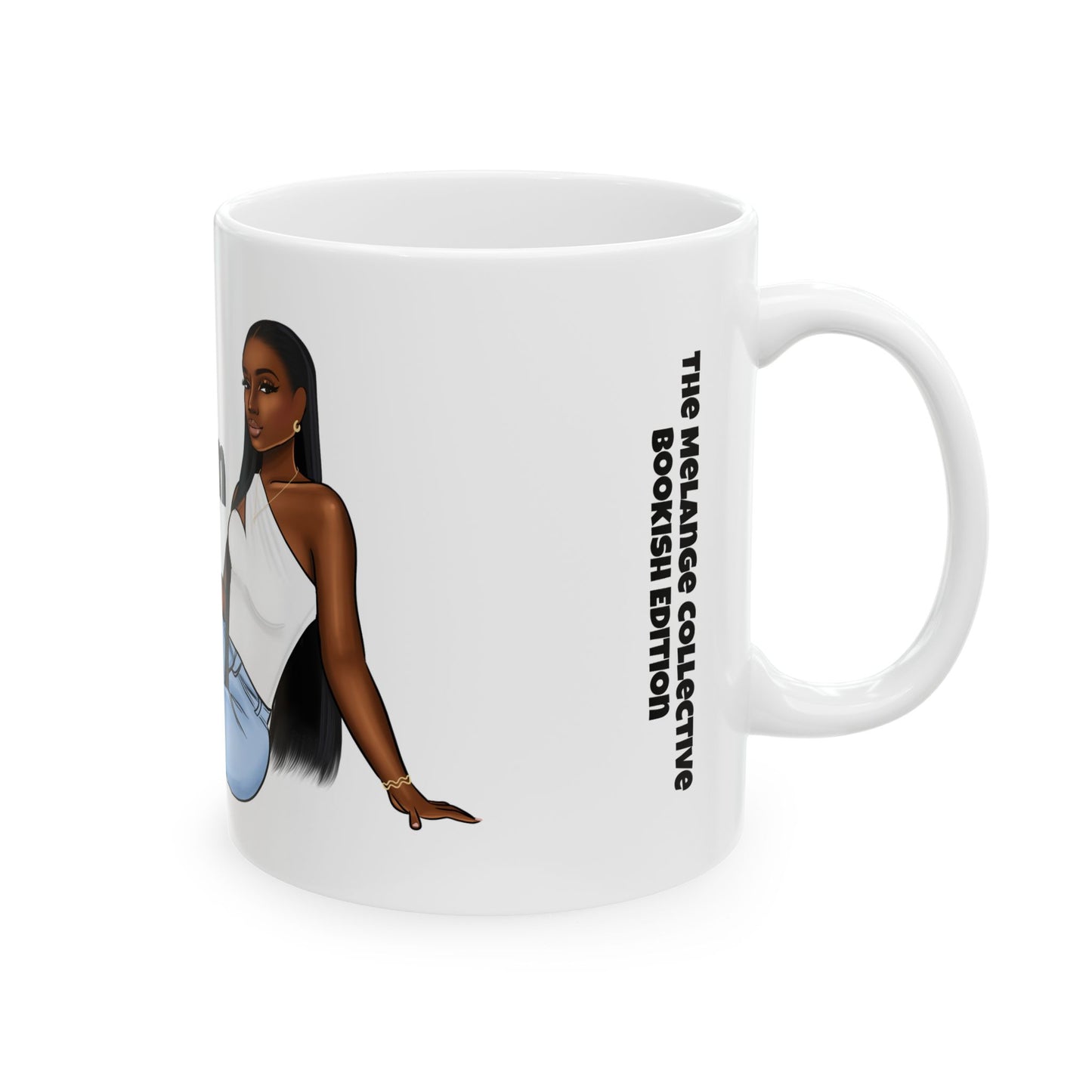 Fly Bookworm Ceramic Mug